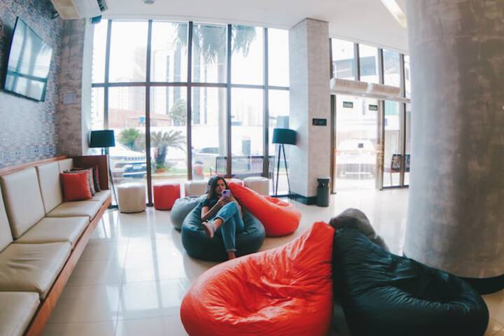 Lobby sitting area