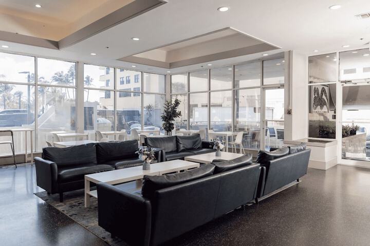 Lobby sitting area