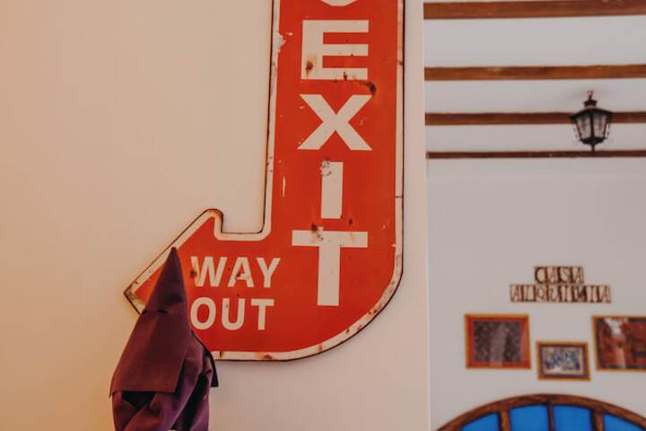 Interior entrance