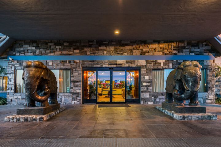 Interior entrance