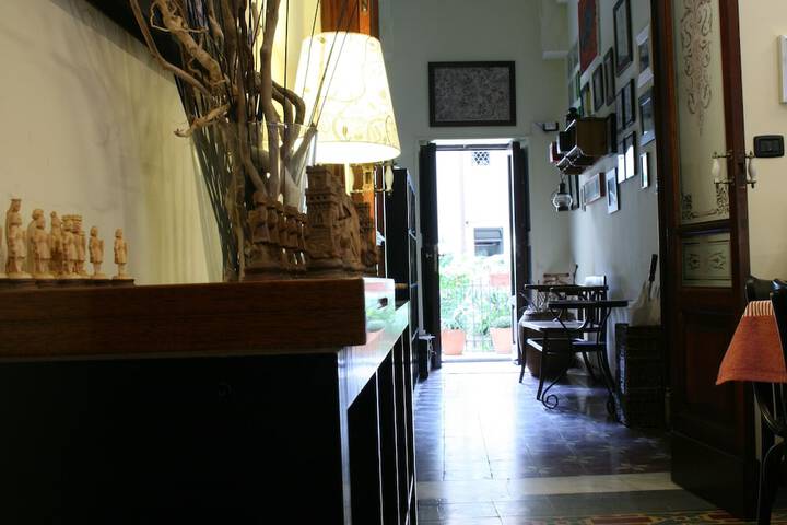 Interior entrance