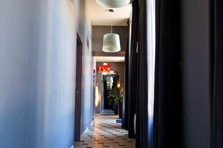 Interior entrance
