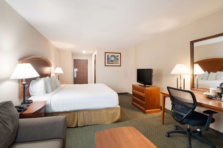 1 King Bed High Speed Internet Accessible Jacuzzi Microwave and Refrigerator Continenta (8 of 20)