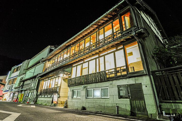 Front of property - evening/night