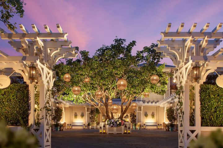 Front of property - evening/night