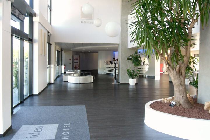 Interior entrance