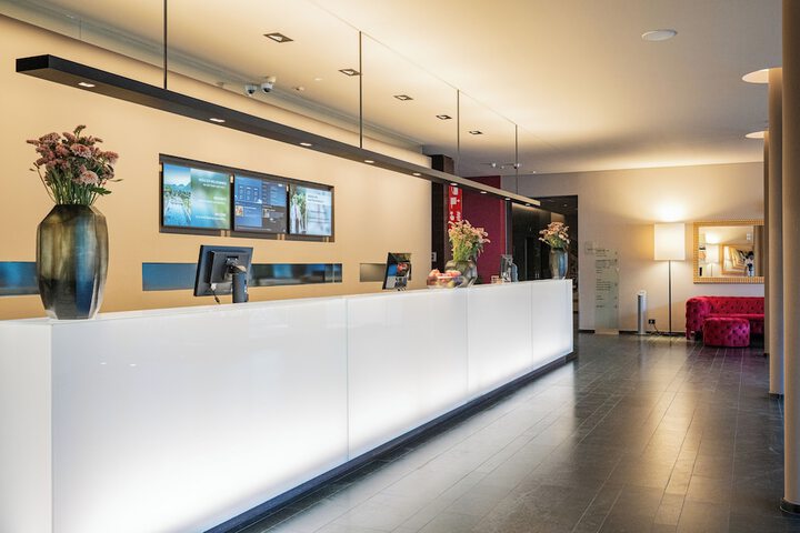 Interior entrance