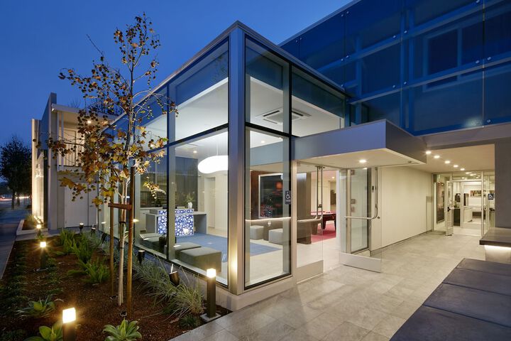 Front of property - evening/night
