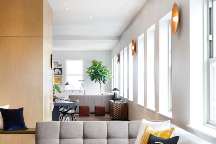 Lobby sitting area