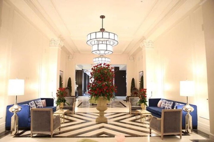 Interior entrance