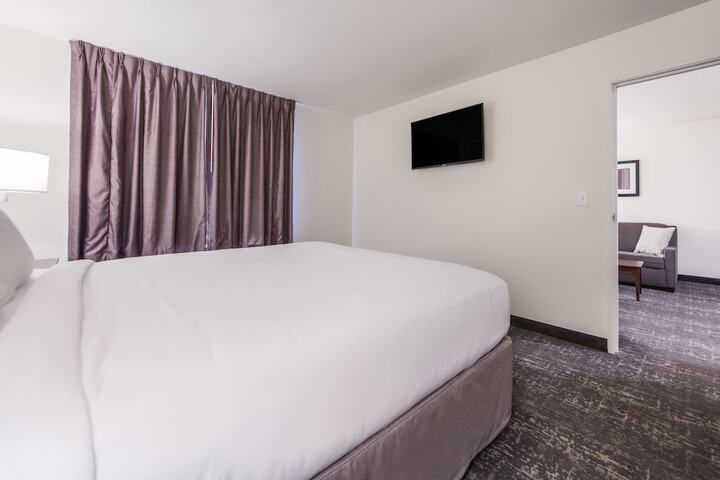 Suite 1 King Bed with Sofa Bed Accessible Audible Visual Alert (5 of 15)
