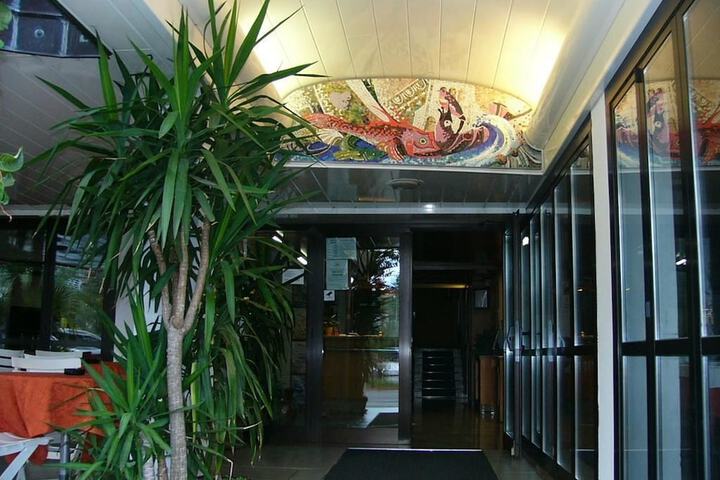 Interior entrance