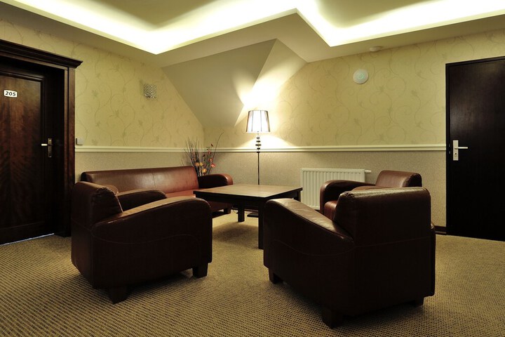Lobby sitting area