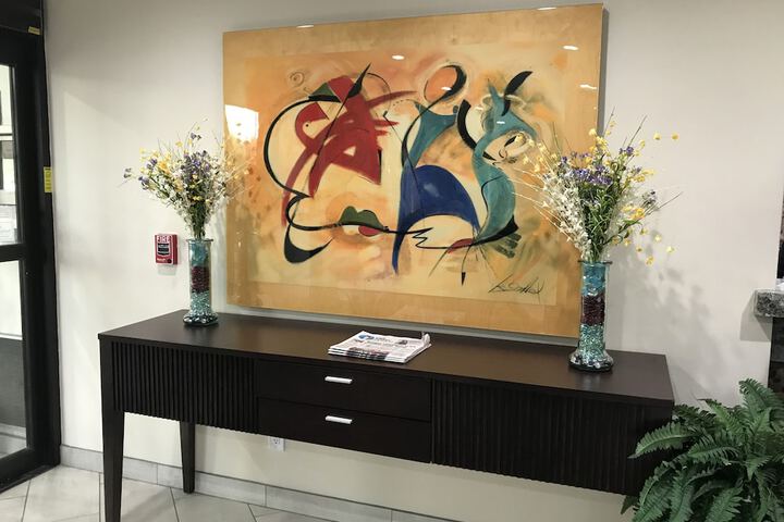 Interior entrance
