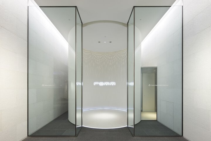 Interior entrance