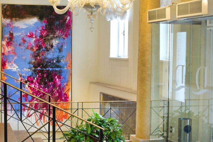 Interior entrance
