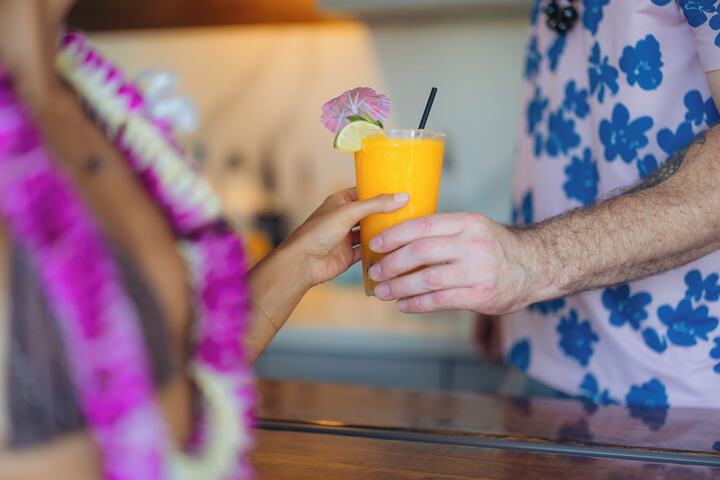 Poolside bar