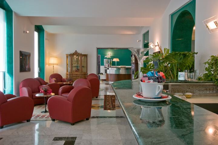 Lobby sitting area