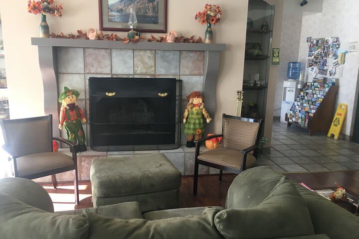 Lobby sitting area