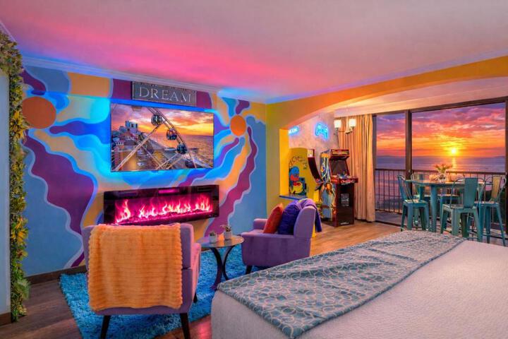 Exterior of Ocean View King Suite with Beautiful Decor Caravelle Resort 510 Sleeps 4 Guests