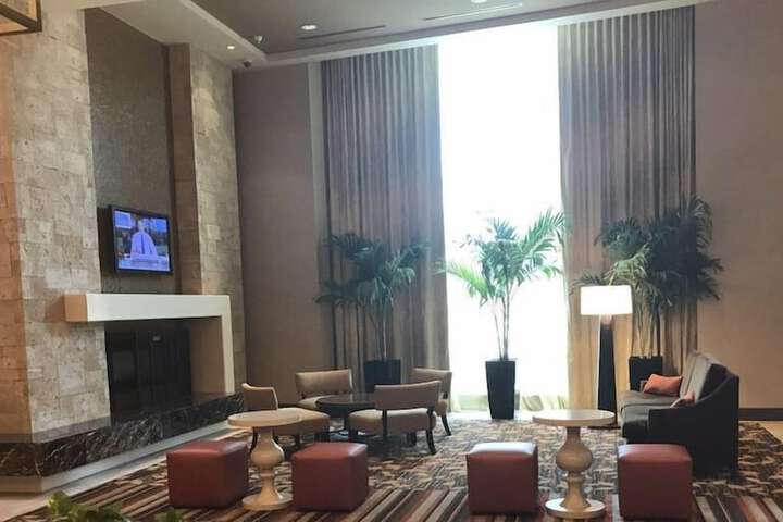 Lobby sitting area