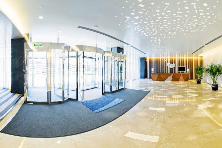 Interior entrance