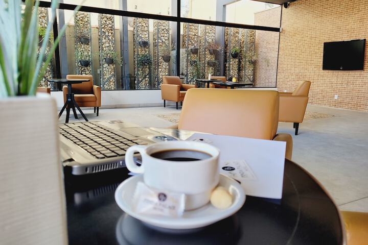 Lobby sitting area
