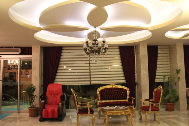 Lobby sitting area