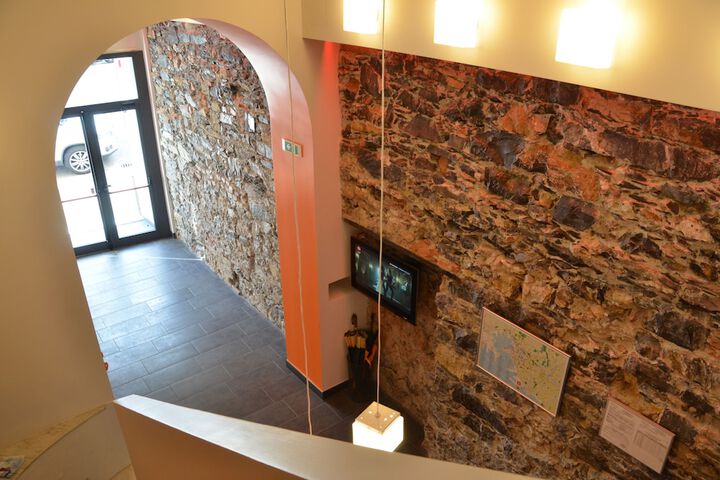 Interior entrance
