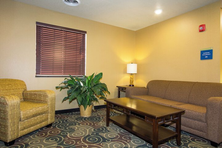 Lobby sitting area