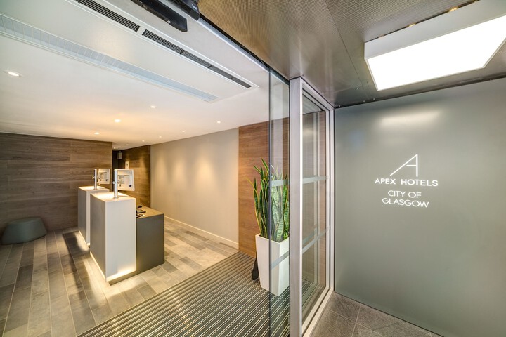 Interior entrance