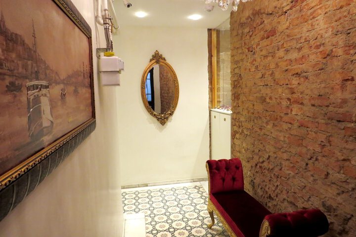 Interior entrance