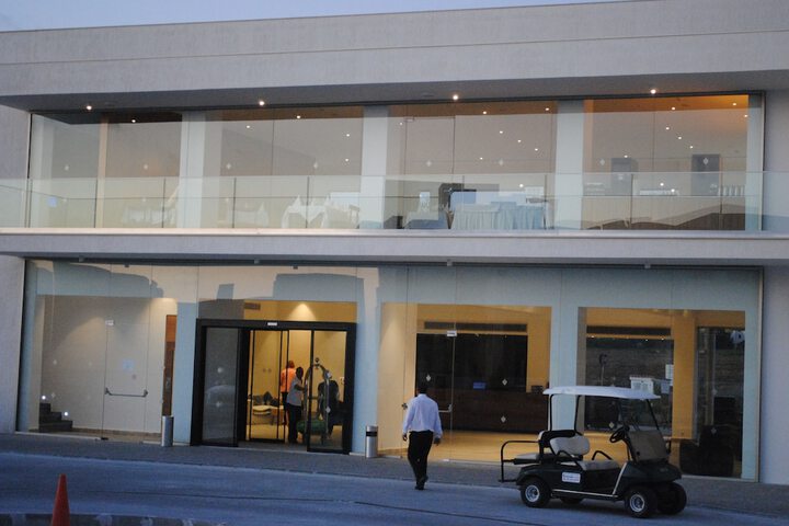 Interior entrance