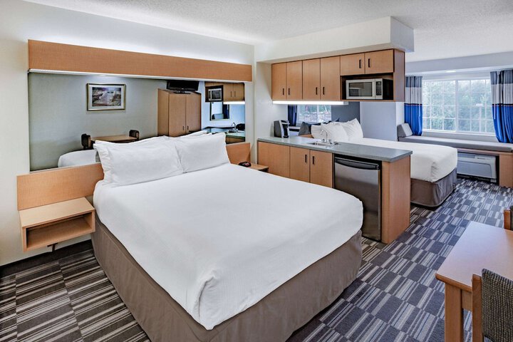 2 Queen Bed Mobility Hearing Accessible Room Roll in Shower (16 of 44)