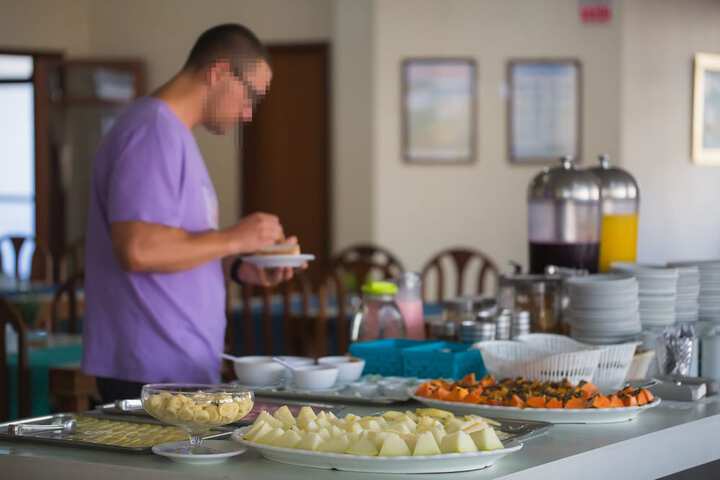 Breakfast buffet