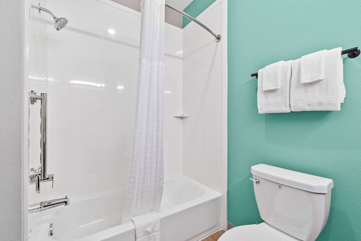 1 Queen Bed Accessible Bathtub with Grab Bars (15 of 21)