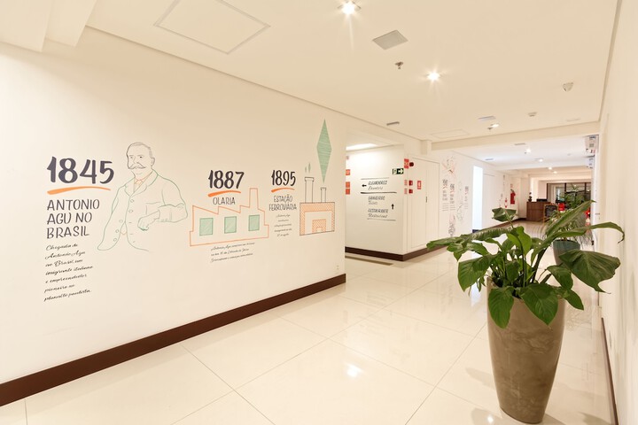 Interior entrance