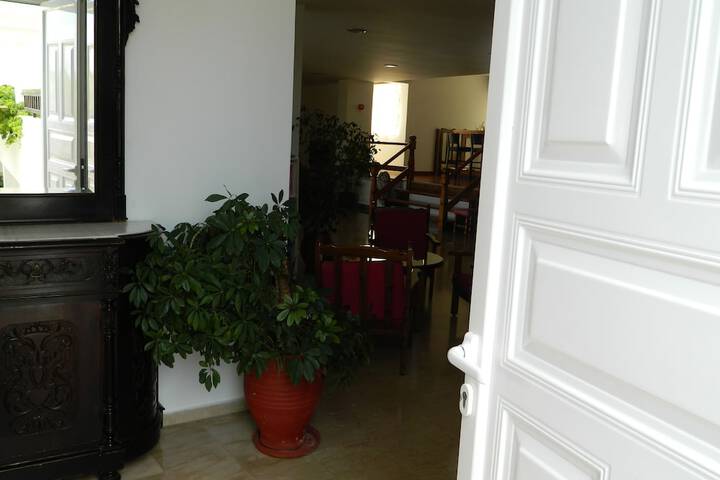 Interior entrance