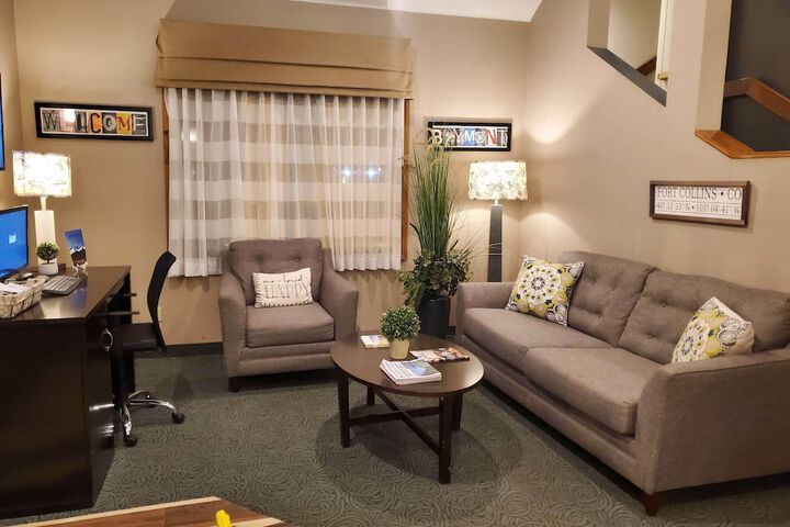 Lobby sitting area
