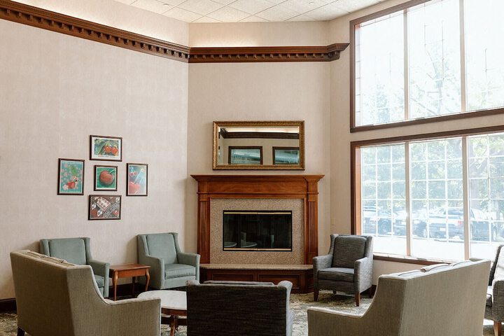 Lobby sitting area