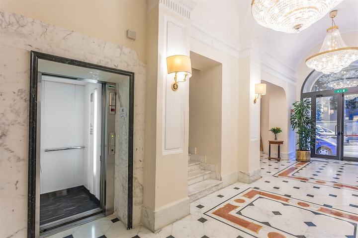 Interior entrance