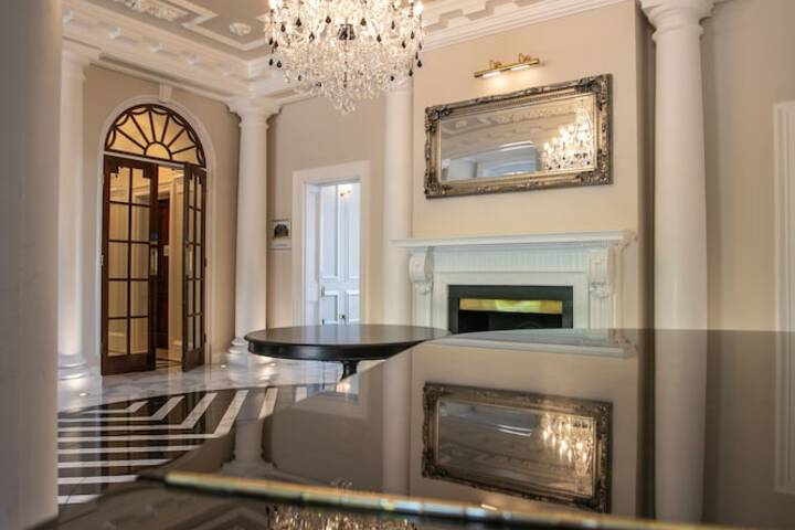 Interior entrance