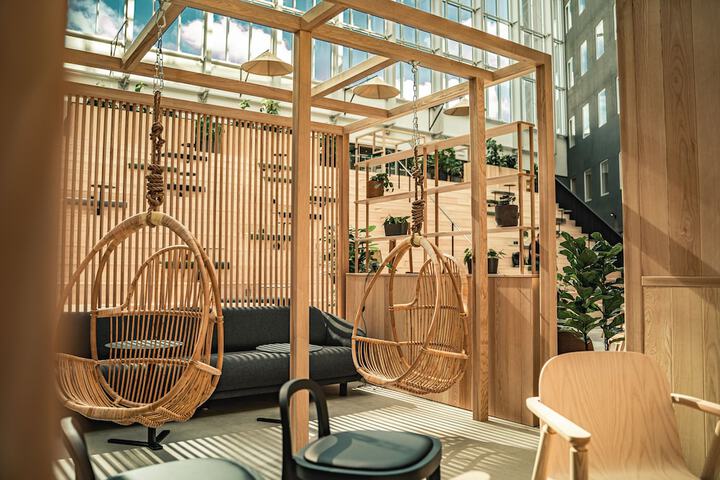 Lobby sitting area
