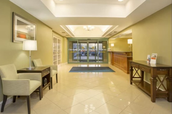 Lobby sitting area