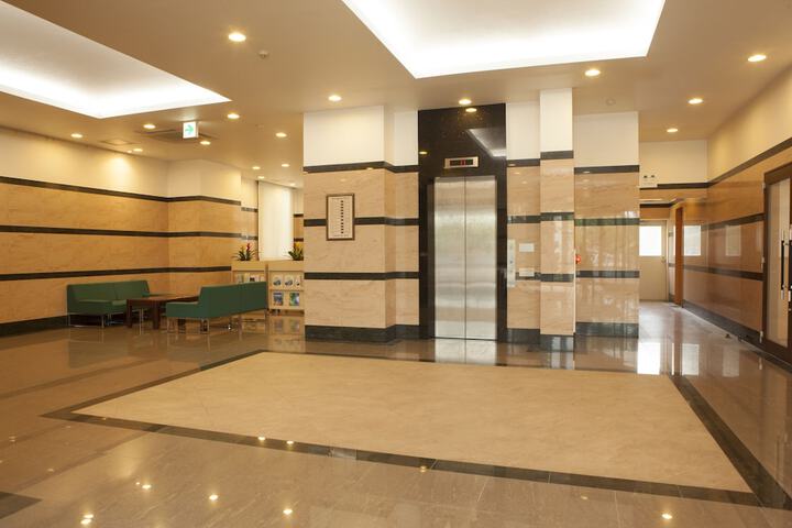 Interior entrance