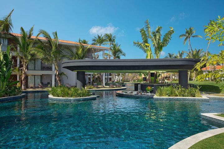 Swim-up bar