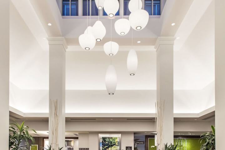 Interior entrance