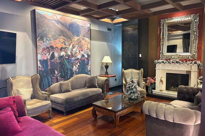 Lobby sitting area