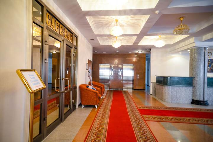 Interior entrance