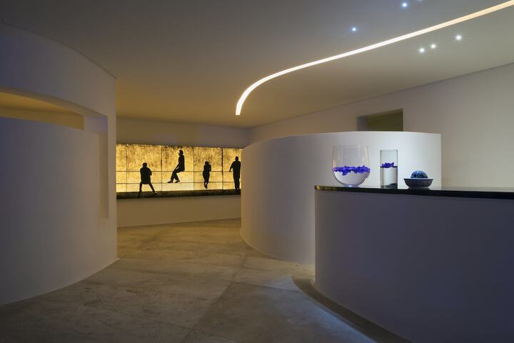 Interior entrance